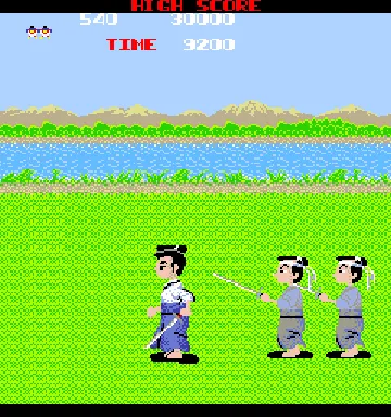 Samurai Nihon-ichi (set 1) screen shot game playing